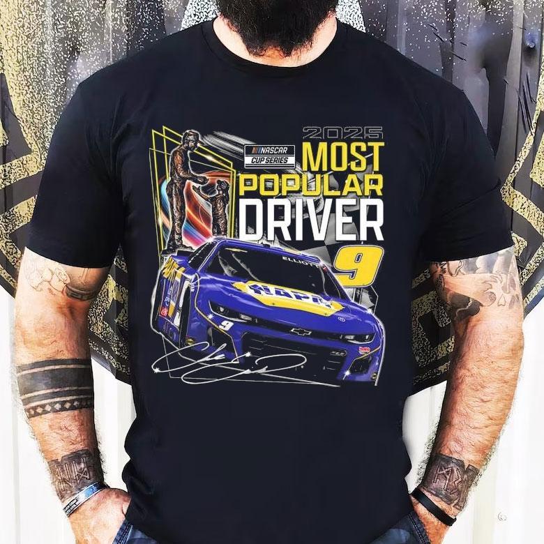 Nascar Cup Series Most Popular Driver 2025 Shirt Nascar Cup Series Most Popular Driver 2025 Shirt