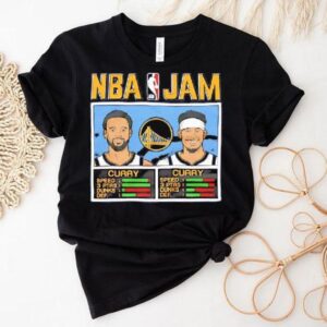 Nba Jam Stephen Curry And Seth Curry Shirt