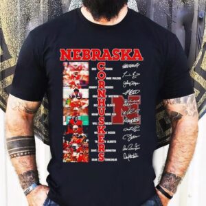 Nebraska Cornhuskers Blackshirts Signatures Shirt