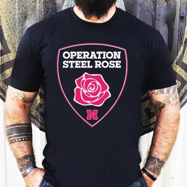 Nebraska Cornhuskers Operation Sl Rose Breast Cancer Awareness Shirt Nebraska Cornhuskers Operation Sl Rose Breast Cancer Awareness Shirt