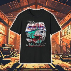 New England Patriots Super Bowl Champions The Birth Of A Dynasty Go Pats Helmet Shirt