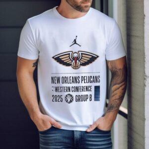 New Orleans Pelicans Western Conference 2025 Group B Logo Shirt