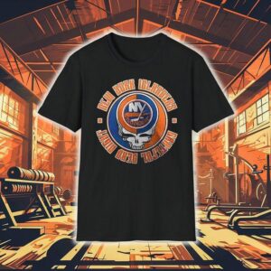 New York Islanders Grateful Dead 60th Anniversary Logo Shirt