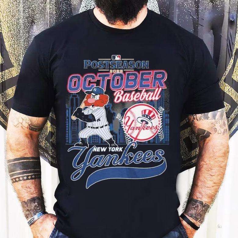 New York Yankees 2025 Postseason October Baseball Shirt New York Yankees 2025 Postseason October Baseball Shirt