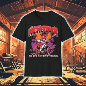 Nickelback The Devil Went Down To Georgia Guitar Rock Shirt