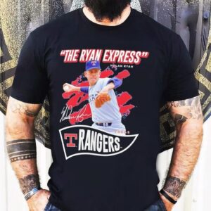 Nolan Ryan Texas Rangers The Ryan Express Signature Shirt