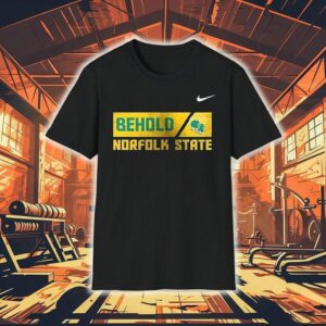 Norfolk State Spartans Behold The Green And Gold Logo Shirt
