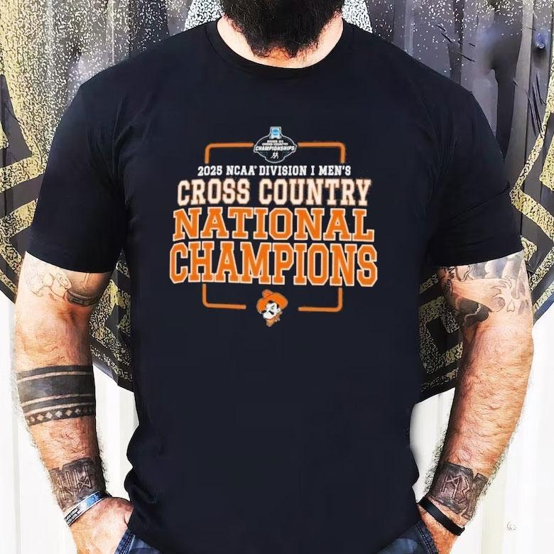 Oklahoma State Cowboys 2025 Ncaa Men’s Cross Country National Champions Shirt Oklahoma State Cowboys 2025 Ncaa Men’s Cross Country National Champions Shirt