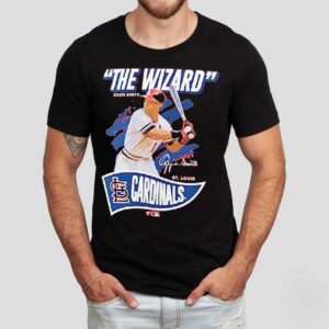 Ozzie Smith St. Louis Cardinals Signature The Wizard Shirt