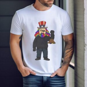 Patriotic David Rainbow Beard Uncle Sam Shirt