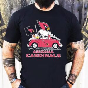 Peanuts X Arizona Cardinals Welcome To The Pound Driving Car Shirt