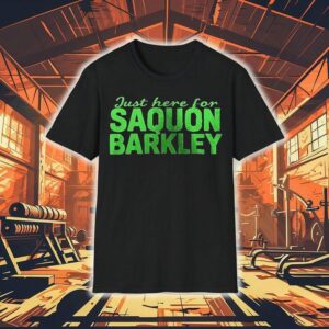 Philadelphia Eagles Just Here For Saquon Barkley The Club Signature Tshirt