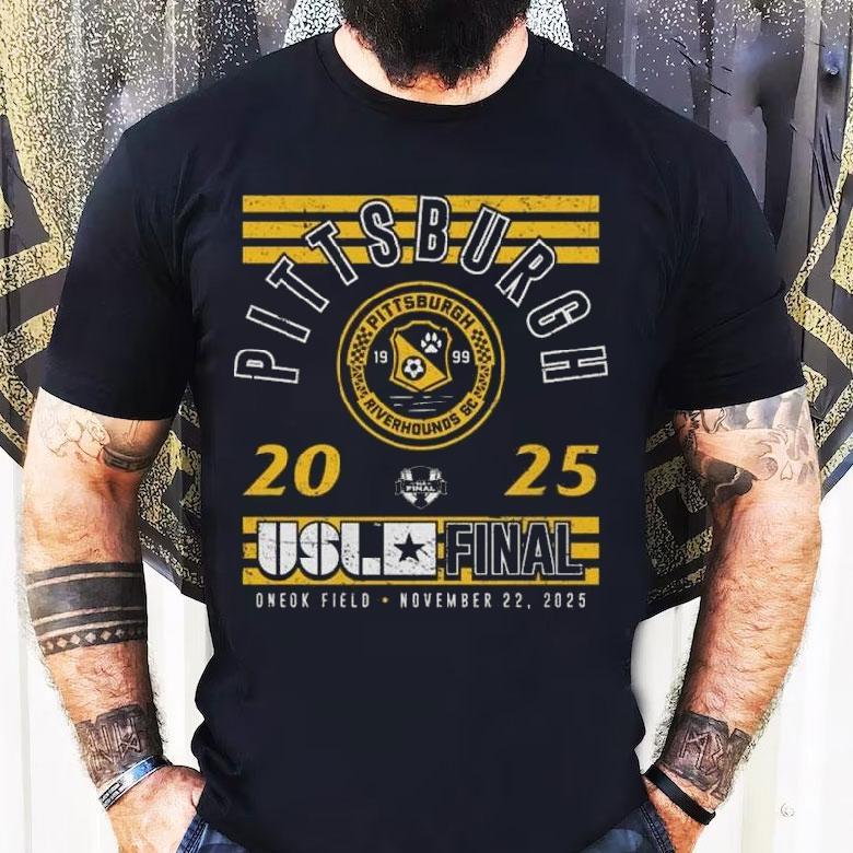 Pittsburgh Riverhounds Sc 2025 Usl Championship Final Oneok Field November 22, 2025 Shirt Pittsburgh Riverhounds Sc 2025 Usl Championship Final Oneok Field November 22, 2025 Shirt