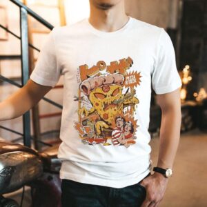 Pizza Attack Monster Food Shirt