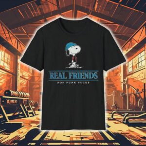 Real Friends Pop Punk Sucks Snoopy In Flannel 2025 Shirt