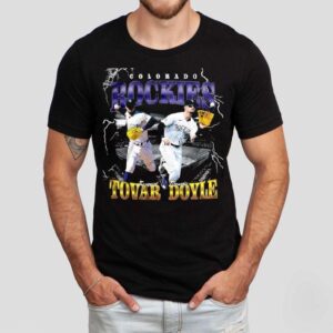 Rockies Brenton Doyle And Ezequiel Tovar Gold Glove Shirt