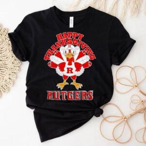 Rutgers Scarlet Knights Happy Thanksgiving Turkey Tshirt