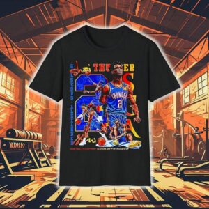 Shai Gilgeous Alexander Oklahoma City Thunder Nba Champion Season Mvp Finals Mvp Basketball Graphic Shirt