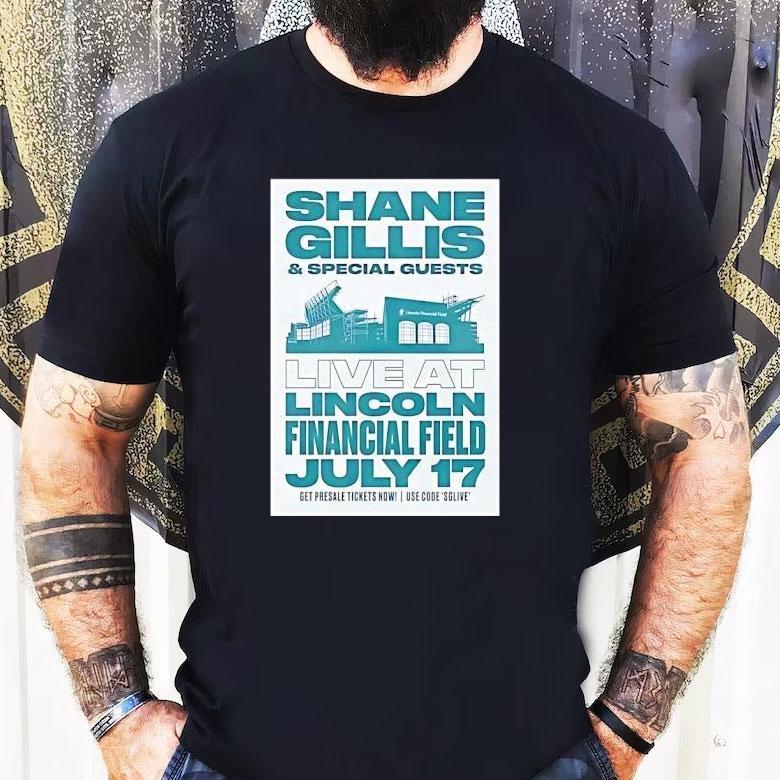 Shane Gillis Lincoln Financial Field Philadelphia Pa Jul 17 2026 Shirt Shane Gillis Lincoln Financial Field Philadelphia Pa Jul 17 2026 Shirt
