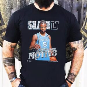 Slamu Caleb Wilson North Carolina Tar Heels Motiv Tshirt