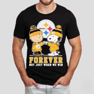 Snoopy Charlie Brown Pittsburgh Slers Forever Not Just When We Win Shirt
