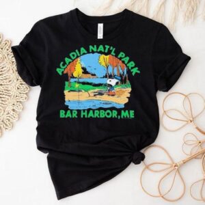 Snoopy The Peanuts X Acadia National Park Bar Harbor Me Shirt