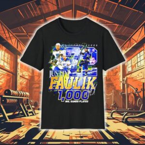 St. Justin Faulk 1000 Nhl Games Played 72 Signature Shirt