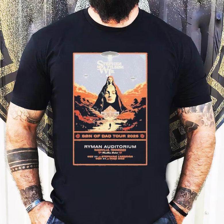 Stephen Wilson Jr. Ryman Auditorium In Nashville Tn Nov 23-24 2025 Ufo Shirt Stephen Wilson Jr. Ryman Auditorium In Nashville Tn Nov 23-24 2025 Ufo Shirt