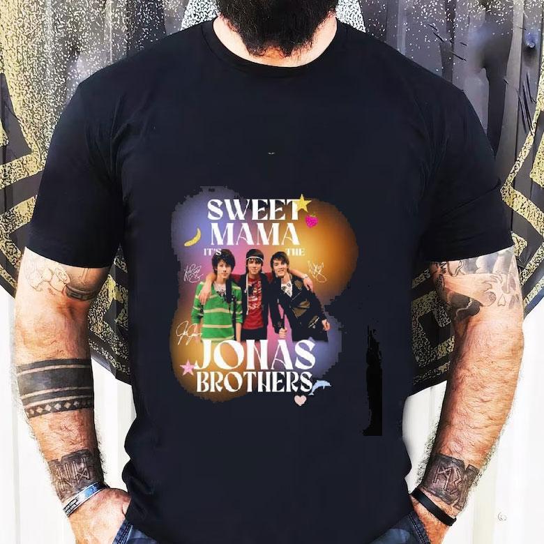 Sweet Mama Its The Jonas Brothers Hannah Montana Miley Cyrus Funny Signature Shirt Sweet Mama Its The Jonas Brothers Hannah Montana Miley Cyrus Funny Signature Shirt