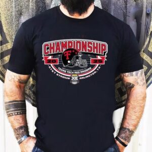 Texas Tech Red Raiders 2025 Big 12 Conference Championship Dfw Takeover Dec 6th 2025 Helmet Shirt