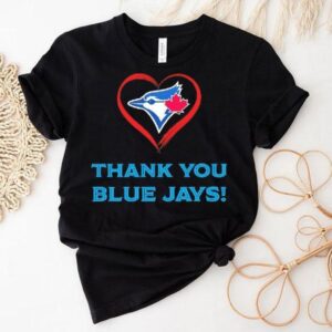 Thank You Blue Jays Canadian Maple Leaf Logo Shirt