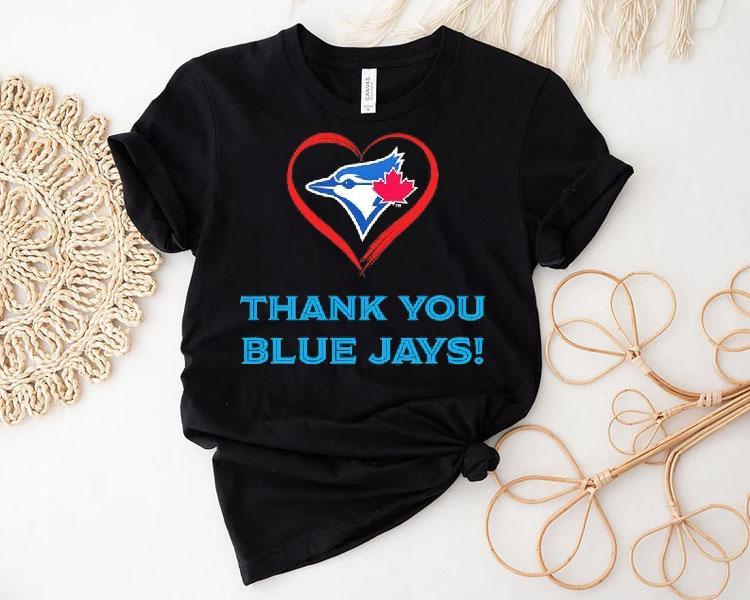 Thank You Blue Jays Canadian Maple Leaf Logo Shirt Thank You Blue Jays Canadian Maple Leaf Logo Shirt