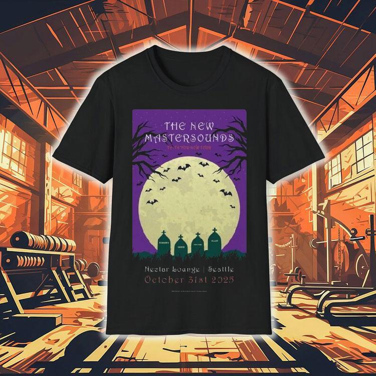 The New Mastersounds October 31, 2025 Nectar Lounge, Seattle, Wa Shirt The New Mastersounds October 31, 2025 Nectar Lounge, Seattle, Wa Shirt