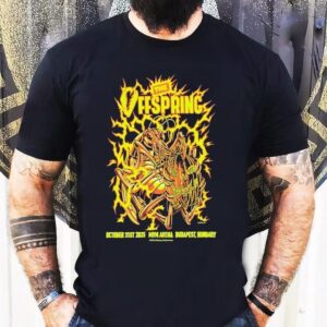 The Offspring October 31 2025 In Budapest Hungary Tour Shirt