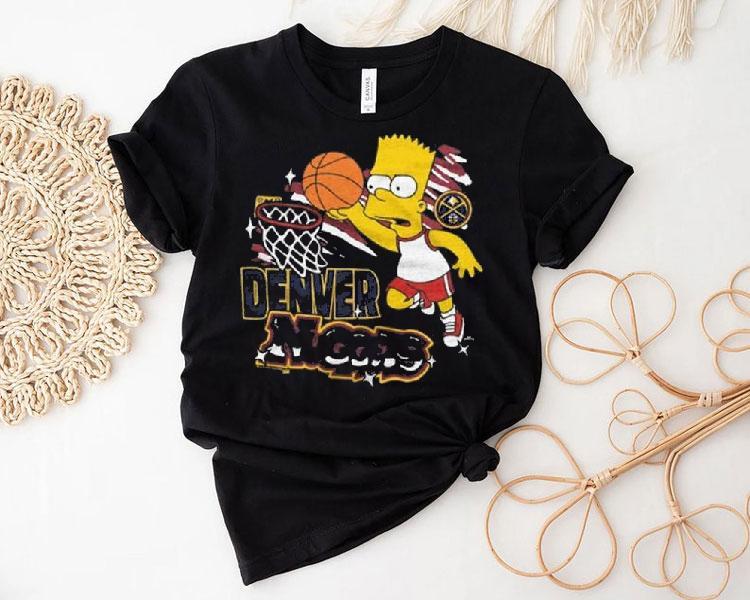 The Simpsons Bart X Denver Nuggets Shirt The Simpsons Bart X Denver Nuggets Shirt