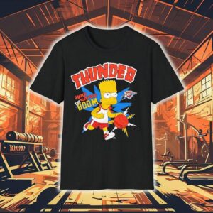 The Simpsons Bart X Oklahoma City Thunder Shirt