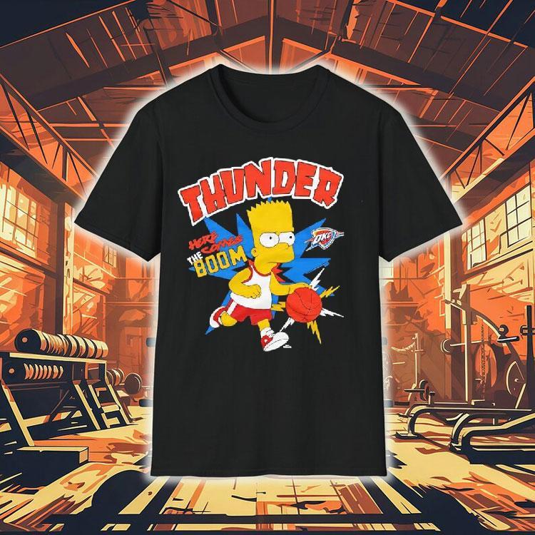 The Simpsons Bart X Oklahoma City Thunder Shirt The Simpsons Bart X Oklahoma City Thunder Shirt