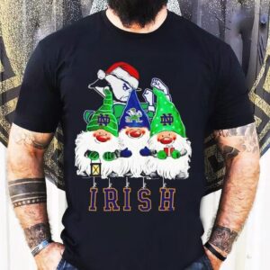 Three Gnomes Christmas Notre Dame Fighting Irish Shirt