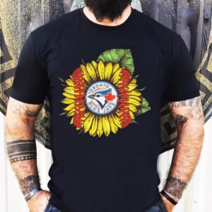 Toronto Blue Jays X Sun Flower Football Logo Shirt