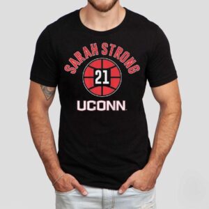 Uconn Basketball Sarah Strong Name Number Ball Shirt