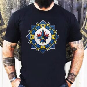 Winnipeg Jets X Ukrainian Heritage Night For Fans 2025 Shirt