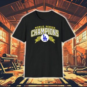 World Series Champions La Dodgers 2025 Central Logo Shirt