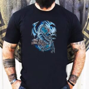 Yugi Oh Blue Eyes White Dragon Japanes Graphic Shirt