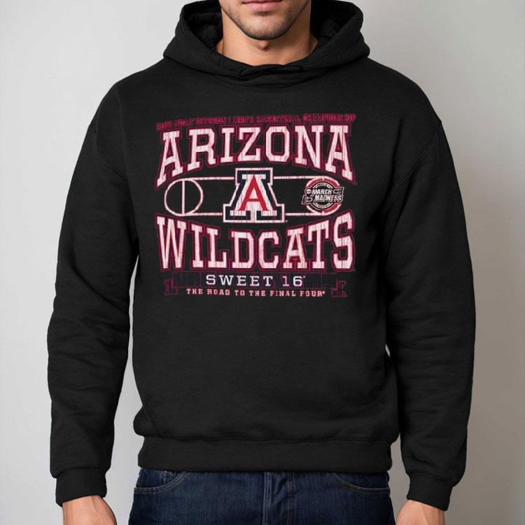 Arizona Wildcats 2025 Ncaa Division I Men’s Basketball Championship Sweet 16 The Road To The Final Four Shirt Arizona Wildcats 2025 Ncaa Division I Men’s Basketball Championship Sweet 16 The Road To The Final Four Shirt
