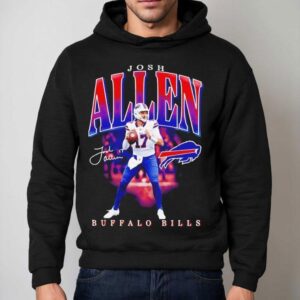 Buffalo Bills Josh Allen Signature Logo Player Hoodie