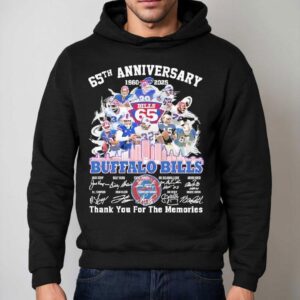 Buffalo Bills Thank You For The Memories 65th Anniversary 1960 2025 Shirt 2 Buffalo Bills Thank You For The Memories Th Anniversary Hoodie