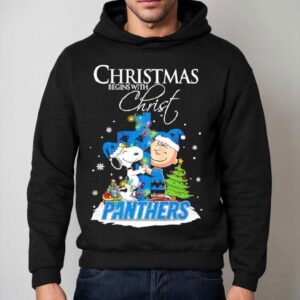 Christmas Begins With Christ Carolina Panthers X Snoopy And Charlie Brown Shirt 2 Christmas Begins With Christ Carolina Panthers X Snoopy And Charlie Brown Hoodie