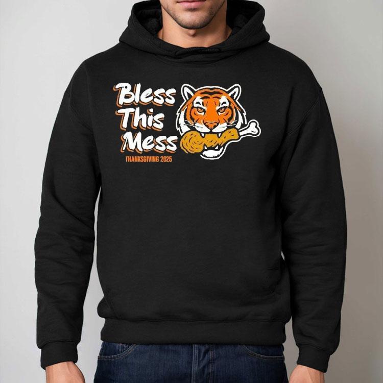 Cincinnati Bengals Bless This Mess Thanksgiving 2025 Shirt Cincinnati Bengals Bless This Mess Thanksgiving 2025 Shirt