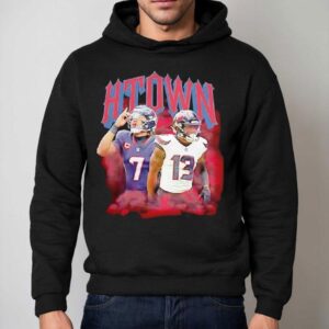 Cj Stroud And Christian Kirk Houston Texans Football Shirt 2 Cj Stroud And Christian Kirk Houston Texans Football Hoodie