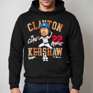 Clayton Kershaw The Claw Los Angeles Dodgers World Series Champions Hoodie